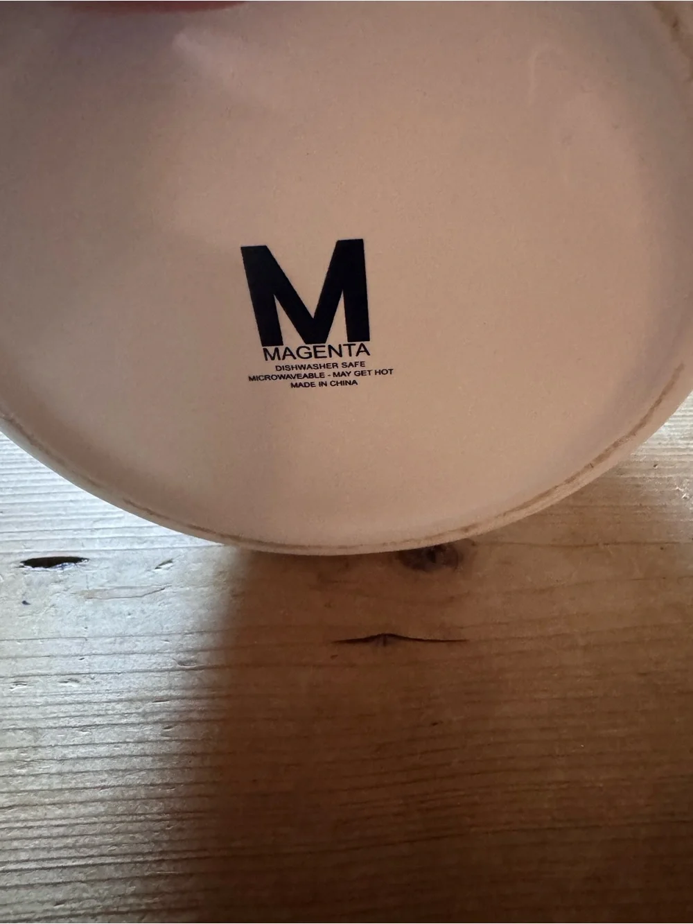 Magenta White Ceramic Flour Canister